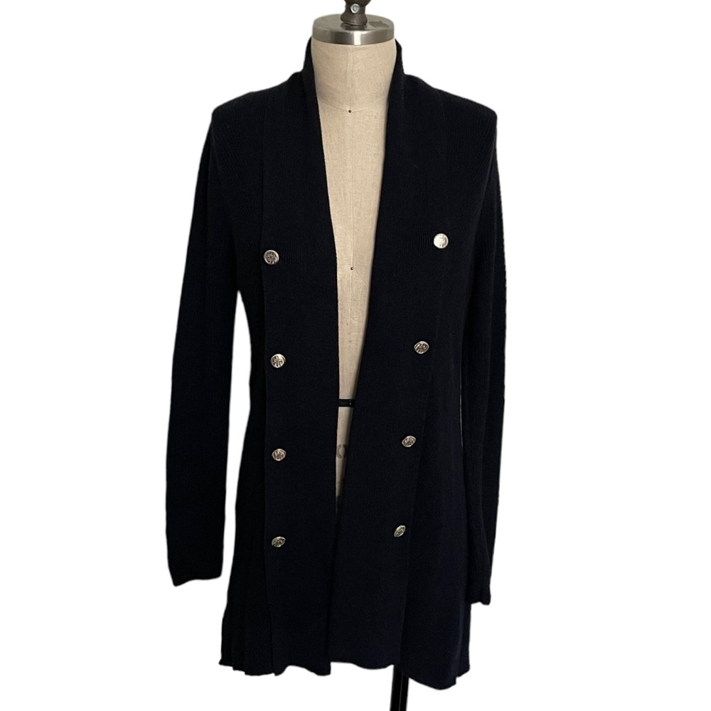 WHBM Navy Blue Open Cardigan Size XS